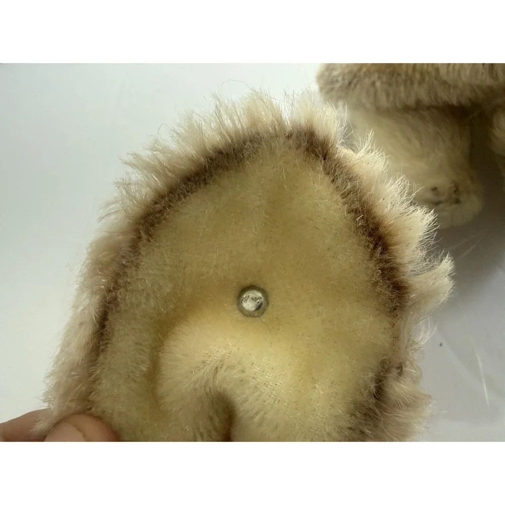 Vtg Bunny Rabbit Steiff Originals Floppy Hansi Ear Button Mohair Twist LOT Of 2
